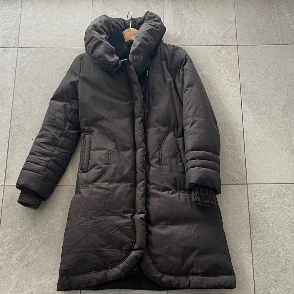 Soia & Kyo charcoal Grey Puffer Coat